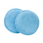 Purezo Microfiber Foam Sponge Polish Wax Applicator Pads Car Home Cleaning Pad Auto Polishing Accessories (2Pcs)