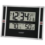 La Crosse Technology 513-149 11 inch Atomic digital wall clock with temperature