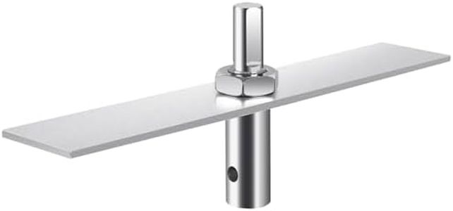 SFNSM Ice Fishing Auger Drill Adapter with 8.2in Metal Plate, Ice Fishing Gear Accessories, Soil Drilling and Digging Project, Fits 1/2" Drill Chuck, 1/4" Hole, Ideal Fishing Gifts for Men