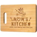 Gifts for Mum, Mum Birthday Gifts, Mum Gifts - Personalised Engraved Bamboo Chopping Board - Birthday Gifts for Mum, Mum Gifts for Birthday, Mothers Day, Christmas, Present for Mum Mother Mummy