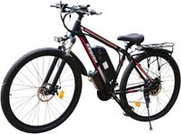 KEQJSK Electric Bike 1000W Motor,UL and GCC 29" X 2.1"Electric Bike for Adults,50km/h 90N.m Electirc Mountain Bike,48V 13Ah Removable Battery,Dual Shock Absorber,21-Speed Gear