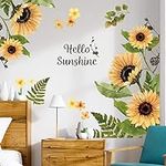 NOA Sunflower Wall Stickers 3D Yell
