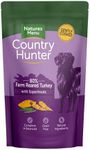 Country Hunter Dog Food Pouch Farm Reared Turkey (6 x 150g)