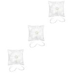 3pcs Ring Bearer Pillow Floral Ring