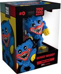 You Tooz Huggy Wuggy YouTooz Figure, 4.4'' Vinyl Toys from Poppy Playtime Collection, Collectible Huggy Wuggy Vinyl Figure, Black, blue, green