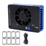 DFCINE Camera Cooling Fan/Camera External Cooling System with Fan, Compatible with Sony A7M4/ZVE1/A6700/A7C2/ZV-E10/ZV1/A7C/FX3 Fuji XT4/Canon R6/R7 for Live Streaming and Video Shooting