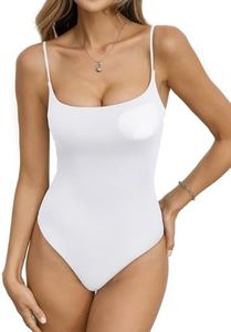 EasyGala Womens Double Lined Built in Bra Bodysuits Tank Tops Sexy Square Neck Camisole Summer Backless Thong Body Suits Y2K Going Out Clothes 2026