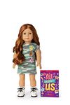 American Girl Truly Me 18-inch Doll with Green Eyes, Red Hair, Light-to-Medium Skin, Camo T-Shirt Dress, for Ages 6+