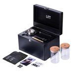 LITT Wood Large Stash Trunk Box – Premium Trunk Organizer With Combination Lock For Discreet Accessory Storage | Superior Storage & Organisation Solution (Black)