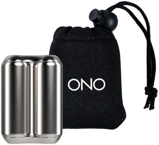 ONO Roller - Handheld Fidget Toy for Adults | Help Relieve Stress, Anxiety, Tension | Promotes Focus, Clarity | Compact, Portable Design (Mini Size/Stainless Steel, Steel)