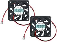 ANVISION 2-Pack 60mm x 15mm DC 24V Brushless Cooling Fan, Dual Ball Bearing, 2-pin