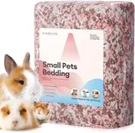 BUCATSTATE Hamster Bedding 70L, 99% Dust-Free Guinea Pig Paper Bedding Odor Control Paper Bedding, Cozy Small Animal Bedding for Rabbit Rat Syrian Dwarf Hamsters Gerbils (Blossom)