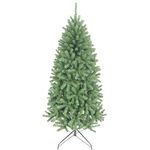 Christal 5.5ft Slim Fir Christmas Tree