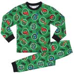 Teenage Mutant Ninja Turtles TMNT 100% Cotton Boys Pyjama Set - 11-12 Years 152cm Green