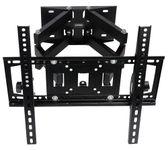 Caprigo Dual Arm TV Wall Mount Bracket for 32 to 55 Inch LED/HD/Smart TV’s, Full Motion Rotatable Universal Heavy Duty TV Wall Mount Stand with Swivel & Tilt Adjustments (M464)