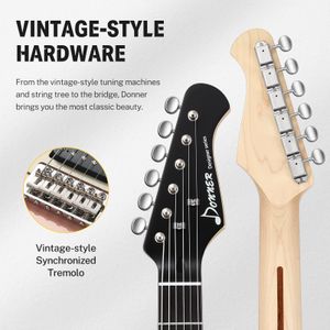 Donner 39-Inch Electric Guitar – Full Size Beginner Instrument