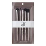 e.l.f. Smoky Eye Brush Kit, 5 Vegan Makeup Brushes, Flawlessly Blends Eyeshadow & Eyeliner