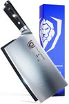 DALSTRONG Chinese Cleaver Knife - 9 inch - Gladiator Series 'R' - 7CR17MOV High Carbon Steel - Razor Sharp - Black G10 Handle - Meat Cleaver, Vegetable Knife - Sheath Included - NSF Certified
