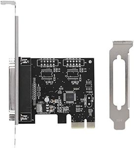 PCIE to Parallel Port Card, Print Port LPT PCI-E LPT Printer Card Adapter DB25, for Windows, MAC and Linux. Suitable for Printers, Programmers, Scanners, etc.