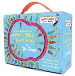 The Little Blue Boxed Set of 4 Bright and Early Board Books: Hop on Pop; Oh, the Thinks You Can Think!; Ten Apples Up On Top!; The Shape of Me and Other Stuff