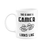 Visibee This is What a Gamer Looks Like FPM169 Printed on Ceramic White Coffee Mug