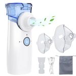 Cinlinso Inhaler Machine for Kids and Adults, Handheld Rechargeable Cool Steam Inhaler, Silent Efficient Mist Set, Adjustable Atomization Rate,Suit for Travel or Home Use with Mouthpiece and Masks