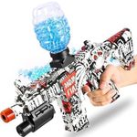 SROTIEN Hub Shooting Elite Gun with Glass Play for Kids with 1 Shooting Toy Gun, Foam Based Soft Balls and Shoot to The Any Place and Crush The Soft Balls (Multi Color)