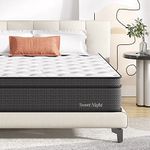 Sweetnight Mattress, Foam, White, 90cm x 200cm