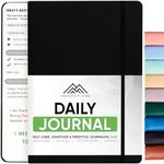 Best Daily Journal for Men & Women - Gratitude Journal, Manifestation Journal & Guided Journal with Prompts for Personal Growth by PRODUCTIVITY STORE (A5, Black)