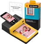 KODAK Dock ERA Plus 4PASS Instant Photo Printer (4x6) (Printer + Initial 10 Sheets + 80 Sheets)