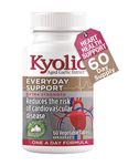 Kyolic - Odourless Aged Garlic Extract Everyday Support Extra Strength One-A-Day 1000mg, 60 Veg Tablets 60-Day Supply - Kyolic Garlic Supplements, Garlic Pills - Herbal Supplement for Wellness Support