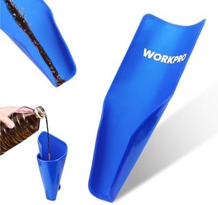 WORKPRO Flexible Oil Funnel for Oil Changes, Foldable Drain Tool for Quick and Clean Liquid Transfer