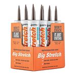 Sashco Big Stretch Acrylic Latex High Performance Caulking Sealant, 10.5 Ounce Cartridge, Dark Brown (Pack of 12)