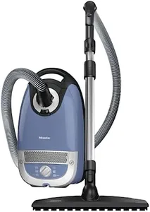 Miele Complete C2 Hardfloor Bagged Canister Vacuum Cleaner with High Suction Power, Designed for Special Care of Hard Floors and Low-Pile Carpet, in Tech Blue