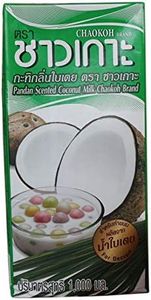 Chaokoh Coconut Cream Scented Pandan, 1000 ml