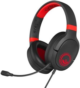 OTL TECHNOLOGIES Cuffie da Gioco Pokemon Blackred Pro G1, Non Specifiche per la Macchina