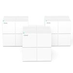 Tenda Nova MW6 Whole Home 1200 Mbps Dual_Band Mesh Wi-Fi System, 6000sq Wi-Fi Coverage, Two Gigabit Ports, APP Control, Easy Set Up, Router and Wi-Fi Booster Replacement (White, Pack of 3)