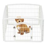 Iris Usa, Inc. 23.63" 4 Panel Indoor/Outdoor Dog Pen - White