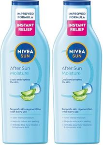 NIVEA SUN After Sun Moisturising Soothing Lotion (200ml), Cooling NIVEA After Sun, Naturally Soothing After Sun Cream with 24 Hour Effectiveness, Aftersun Aloe Vera (Pack of 2)