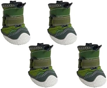 Spark Paws Hot Pavement Green Dog Shoes, C