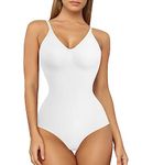 Gotoly Women Slimming Bodysuits Shapewear Tops Tummy Control Body Shaper Spaghetti Strap Camisole Leotards Bodycon Jumpsuit