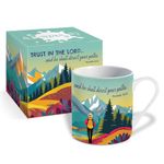 Christian Mug with Gift Box, Trust in The Lord, with Bible Verse Proverbs 3:5-6. Bible Verse Mug Makes Perfect Christian Gifts for Women or Men, by Just Cards Direct