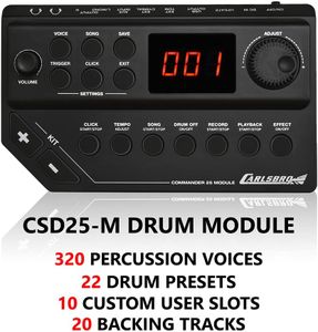 Carlsbro Electronic Drum Kit – CSD25M, Mesh Pads, Compact Design