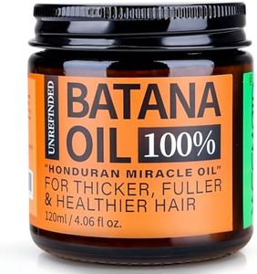 Batana Oil for Hair Growth Dr Sebi, 100% Raw Organic Batana Hair Mask from Honduras, Wild Growth Hair Oil, Scalp Oil Promotes Hair Thickness, Prevents Loss for Men & Women, 4.06 fl oz (1 Pack)