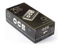 1 box OCB Premium Black DOUBLE Rolling paper - 2500 papers