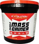 EVOLUTION NUTRITION Muscle Mass & Weight Gainer With High Calories 1180 for Bulk Gain for Pre & Post Workout with Digestive Enzymes (Belgium Chocolate 4. 5 KG/10LBS)