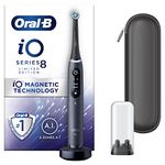 Oral-B iO8 Electric Toothbrushes For Adults, Gifts For Women / Men, App Connected Handle, 1 Toothbrush Head & Travel Case, 6 Modes with Teeth Whitening, 2 Pin UK Plug, Limited Edition