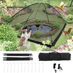 Pond Cover Garden Dome Net for Outdoor Ponds Winter 10X14FT with 2 Door,Pond Cover Netting for Koi,Pool,with Zipper and Stakes Nylon Mesh Protect Gardens Ponds from Animals Leaves (10x14 FT)