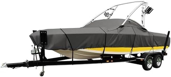 Classic Accessories StormPro Heavy-Duty Ski & Wakeboard Tower Boat Cover, Fits Boats 17-19 ft Long, Beam Width to 102 in Wide