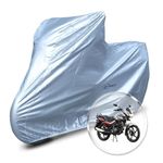 Neodrift 'SilverMax' Bike Cover for TVS Star City Plus (All-Weather Motorcycle Protection, Water & UV Resistant, Dustproof, Windproof).